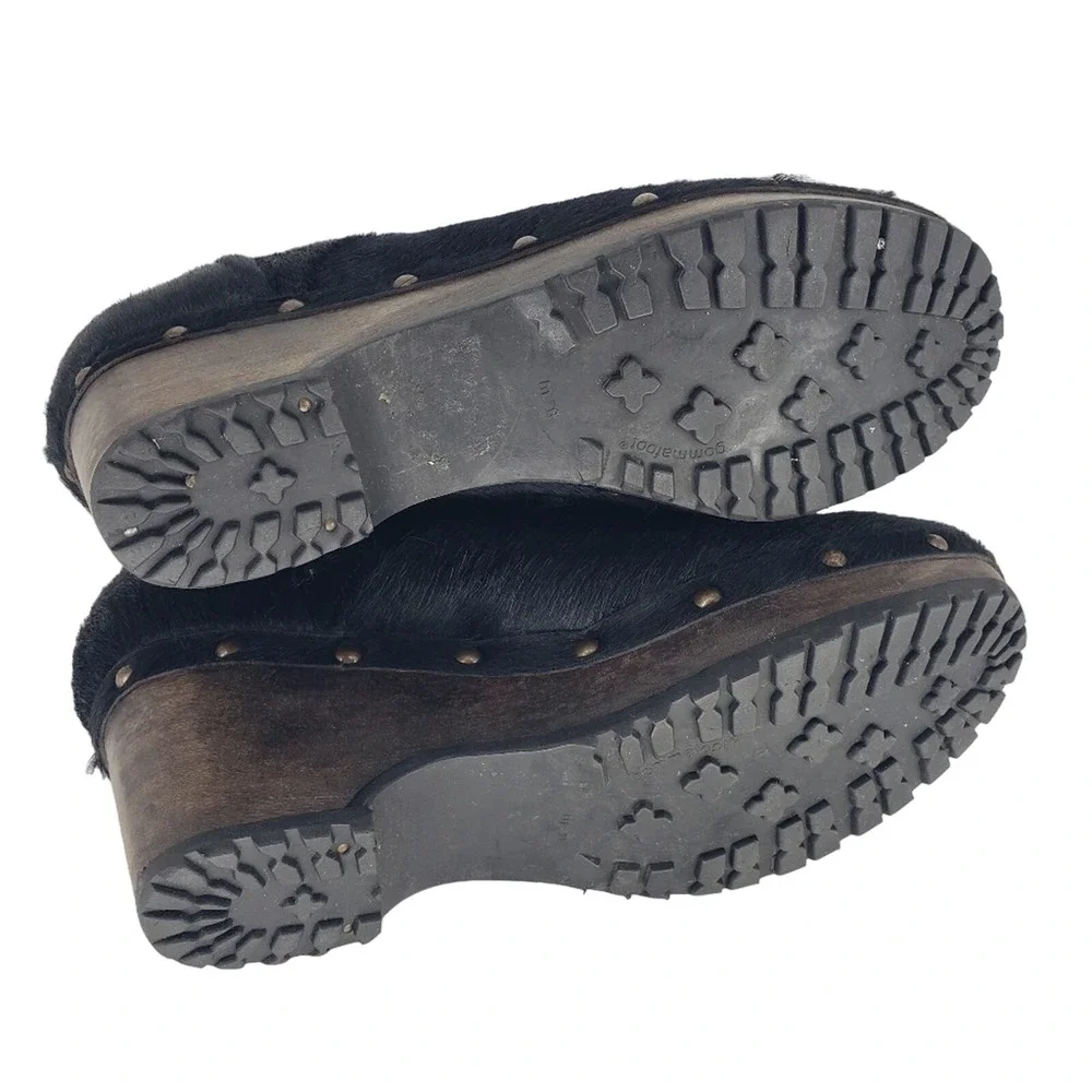 Opening Ceremony Joelle Studded Pony Hair Clog‎ Boots Size 36